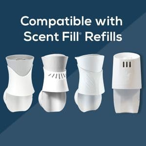 Scent Fill Apple Cider Plug in Air Freshener, Scented Oil Refills, 2 Refills + Diffuser