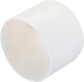 uxcell 20pcs Rubber End Caps 32mm ID Vinyl Round Tube Bolt Cap Cover Screw Thread Protectors White