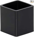 12 Pcs Black Square Anti-Slip Rubber Leg Tips Chair Leg Caps Furniture Floor Protectors Chair Table Bar Stool Leg Covers Furniture Leg Cube Feet 1.97 Inch x 1.97 Inch (50 x 50mm)
