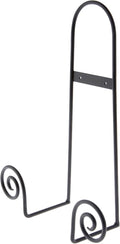 Bard's Black Wrought Iron Wall Mountable Tray or Platter Hanger, 16.25" H x 11.75" W x 4.5" D (For 16" - 30" Trays or Platters), Pack of 3