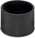 Flyshop 4 Pieces 45mm Rubber Chair Leg Caps Round, Protective Caps for Chair Legs, Floor Protectors, [Non-Slip & Noise Reduction], Durable Chair Socks, Black Furniture Feet Gliders