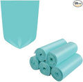 1.2 Gallon Biodegradable Trash Bags Small Trash Bags Unscented Garbage Bags Compostable Wastebasket Can Liners for Bathroom,Home, Office , Baby diaper(Emerald, 125 Count (Pack of 1))