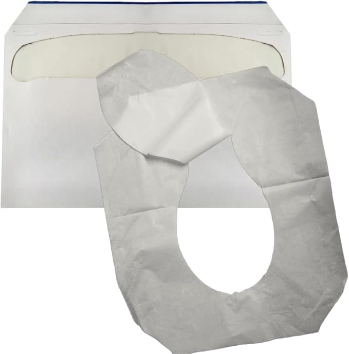 Paper Toilet Seat Covers - Thick Flushable Half-Fold Paper Disposable Toilet Seat Dispensers Cover Liners for Travel & Public Restroom Toilet Bowls (5000)