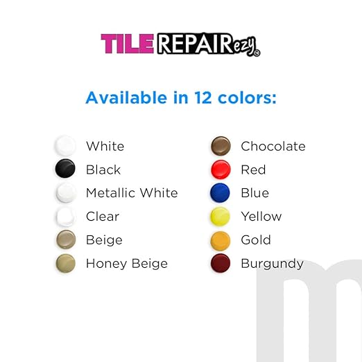 MagicEzy Tile Repair Kit: Porcelain Repair Kit - Ceramic Tile Repair Kit - Mix and Match Colors - Acrylic, Stone, Fiberglass - Wall Touch Up (Blue)
