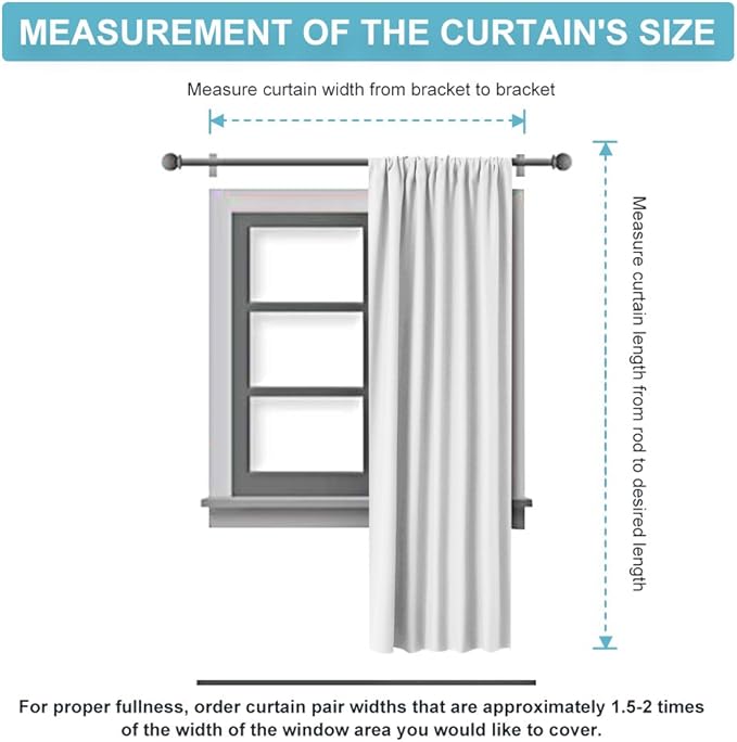 RYB HOME Blackout Shades Curtains Window Dressing (Width 42 by Height 72 in, Biscotti Beige, 2 Pcs) Energy Saving Curtain Draperies Soft Solid Polyester for Kitchen Bedroom