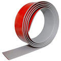 Floor Transition Strip Self Adhesive Floor Cover Strips Laminate 3" Wide Vinyl Flat Divider Transitions (7.5cm, 6.56Ft, Gray)