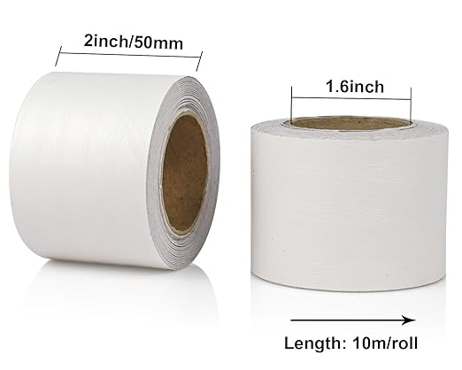 BOMEI PACK Wood Grain Repair Tape,Self Adhesive Repair Patch for Furniture, Floors, Cabinets, Windows, Doors, RV, Home Decor and DIY Projects (2, White)