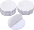 BRAVESHINE Round Sticky-Back Tapes with Adhesive - 36PCS Industrial-Strength Hook and Loop Fasteners - Double Sided Removable Interlocking Tapes for Children Crafts - Round 1.5inch