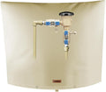 Backflow Preventer Pipe Insulation Cover (5°F) - Irrigation Sprinkler Valve Insulated Pouch - Water Well Pump Cover - Sturdy 5 Layers for Winter Freeze Protection, 24" W x 18" H, Beige