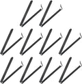 PATIKIL Sealing Clips 4.3 Inch, 10 Pack Reusable Plastic Bag Clip Clamp Sealer for Food Storage Snack Bag Home Kitchen, Black