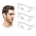Safety Anti Fog Goggles 3-Pack - Over Eyeglasses, Dust/Chemical Splash Proof | ANSI Z87.1 Certified Wrap-Around Eye Protection for Lab, Construction, Nurses | Scratch Resistant, Unisex Fit