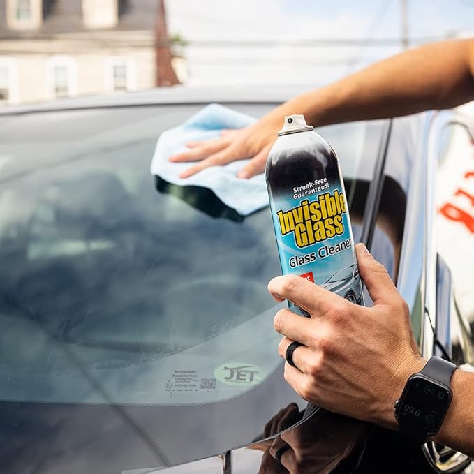 Invisible Glass 91164 19-Ounce Cleaner for Auto and Home for a Streak-Free Shine, Deep Cleaning Foaming Action, Safe for Tinted and Non-Tinted Windows, Ammonia Free Foam Glass Cleaner, Pack of 1