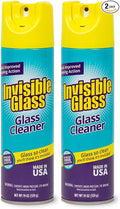 Invisible Glass 91160-2PK Premium Glass and Window Cleaner for Auto and Home Cleans Glass, Windows, Glass Cooktops, Patio Doors, and More, Streak-Free, Ammonia-Free, Tint-Safe, 19 Oz, Pack of 2