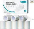 Dimora Soft Paper Surgical Tape 8 Rolls- Hypoallergenic Medical Tape for Sensitive Skin，Breathable First Aid Wound Tape with Pain-Free Removal, Secures Dressing and Medical Devices -2" x 10 Yards