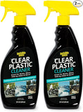 Invisible Glass 92084-2PK Clear Plastic Cleaner for Cars, Motorcycles, RVs, Boats, Helmet Visors, Golf Carts, Acrylic and Vinyl Windows, Streak-Free, Haze-Free, Removes Static, 22 Fl Oz, Pack of 2