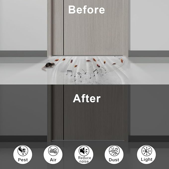 Strong Adhesive Foam Weather Stripping, High Density Door Insulation Strip，AC Window Insulation, Weather Stripping for Door Frame, Neoprene Window Insulation, White(1 in x 3/8 in x 13Ft)