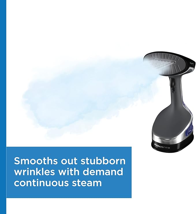 Rowenta Hand Steamer for Clothes, X-Cel Handheld Steamer, 25-Second Heat-Up, Powerful Steam, Long Cord, 1875W Clothes Steamer, Travel Must Have, DR8220