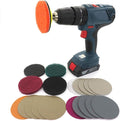 VIBRATITE Headlight Restoration kit for Electric Drill Based Car Lights DIY Polishing kit with 3 Inch Sanding Backing Pad, Mop, Drill Adapter, Sponge Buffer Pad, 21PCS