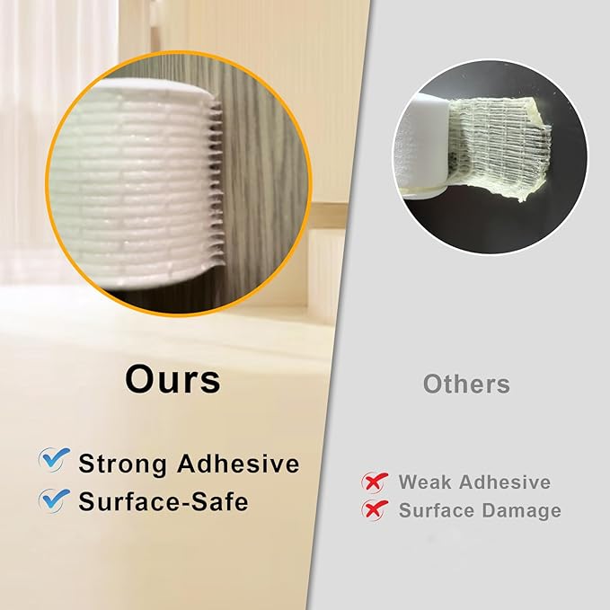 Upgraded Strong Adhesive Foam Tape, Soundproof Door Insulation Weather Strip, Weatherproof Door Weather Stripping Door Seal Strip for Sliding Door, Windows, White(1/4 in x 1/8 in x 50Ft)