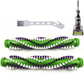 Vacuum Carpet Cleaning Brush Replacement Part Compatible Bissell ProHeat 2X Revolution Pet Pro 3432 3588F 1986 1964 19862 Roller Brush Assembly Number #1611133（2 pack green）