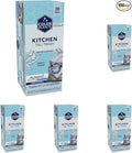 Color Scents Tall Kitchen Trash Bags - 13 Gallon, 20 Bags (5 Pack of 20 Count), Drawstring - Silver Bag in Simply Clean Scent with Microban