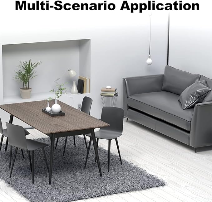 4PCS 16 Inch Matte Black Tapered Angled Legs for Furniture, Metal Mid Century Mordern Feet, Heavy Duty Slanted Stand Legs Kit for Couch, Coffee Table, Desk, Dresser, Sofa, Chair