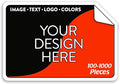 5-1000 Custom Vinyl Stickers - Upload Your own Image, Text, Design, Logo - Personalized Logo Labels for Handmade, Packaging, Bottle, Jars, Candle, Brand Stickers (White, 5x3)