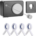 Retractable Clothesline Indoor/Outdoor, Anti-Sag for Drying Clothes Line Retracting Indoor/Outdoor, We Equipped This 13.8 Fts Laundry line Retractable with 4 Large Clips