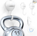 JOTPE 4-Pack Large Suction Cup Hooks for Shower, Removable Shower Hooks for Inside Showers with Deep Curve Hook, Suction Hook for Bathroom Wall Glass Window - Max Hanging up to 11 LB on Smooth Surface