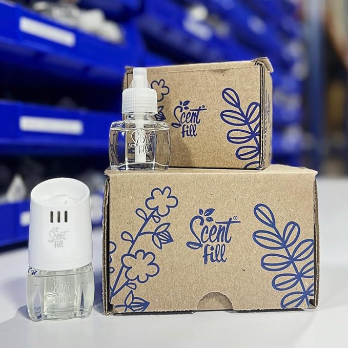 Scent Fill 100% Natural Eucalyptus Spearmint Plug in Air Freshener, Scented Oil Refills, 3 Refills