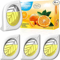 Air Freshener for Home, 4 Pack, Citrus, Odor Eliminator for Small Area Closets Bathroom Pets Strong Odor, Up to 120 Days