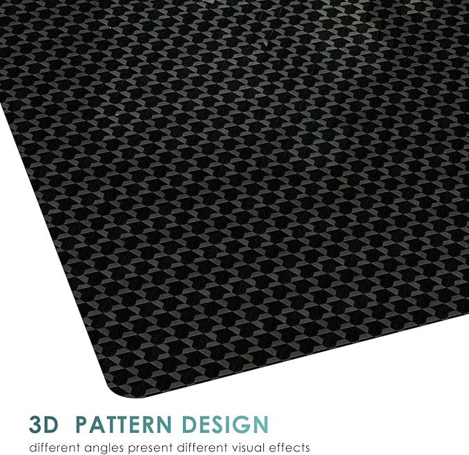 Vicwe Office Chair Mat for Carpet, 55"x36" Anti-Slip Waterproof Floor Protector Desk Chair Mat for Rolling Chairs, Heavy Duty Chair Mat with Studs,Easy Glide Floor Mat for Home,Gaming