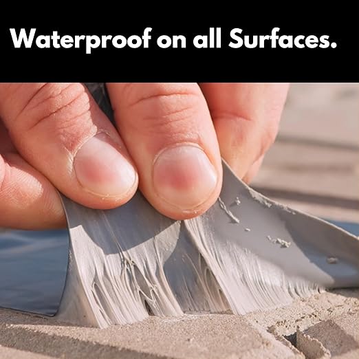 HSS RV Sealant Tape with MicroSealant - Waterproof Commercial Roofing Tape for Roof and RV Repair - UV- & Weatherproof - White - 6 inch x 25 ft.