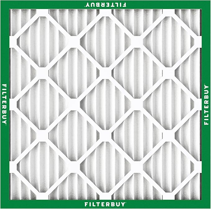 Filterbuy 18x18x1 Air Filter MERV 8 (MPR 700) Dust Defense Replacement (6-Pack), Electrostatic Pleated HVAC AC Furnace Filters, Made in USA (Actual Size: 17.75 x 17.75 x 0.75)