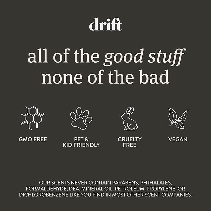 Drift Car Air Freshener - The Original Wood Air Freshener - Car Odor Eliminator - Long Lasting Scent - Auto Accessories - Metal Clip - Essential Oils - Clean Ingredients - Pine Scent Starter Kit