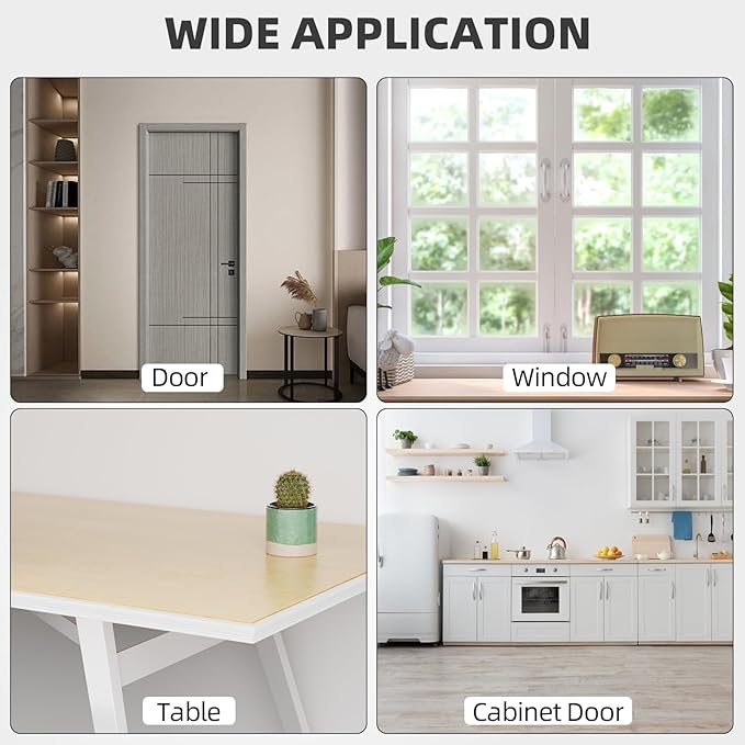 3Pcs×196" Wedge Weather Stripping Door Seal Strip for Door Frame & Window,Self Adhesive Window Insulation Draft Stopper Seal for Winter,Gray Foam Door Gap Filler for Soundproofing Light Blocker,Brown