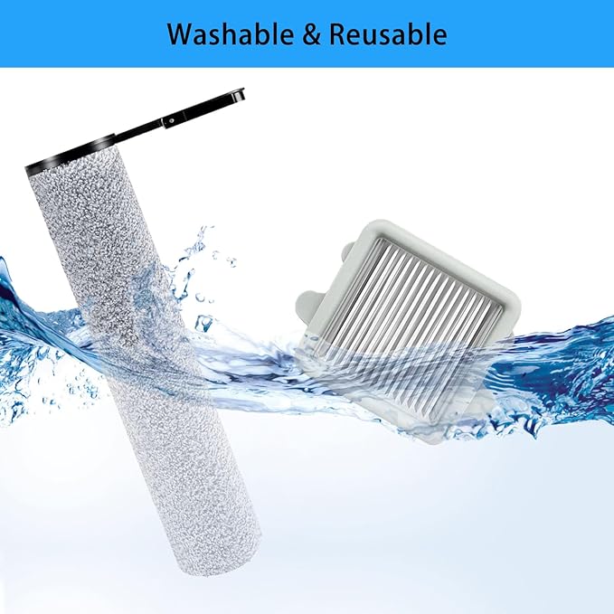 Soft Roller Brush for roboRock F25, F25LT, F25RT, F25ACE, F25ALT, F25ACECombo, F25 Combo, Cordless Wet Dry Vacuum Cleaner, Mop Vacuum Replacement Part Accessory Kit