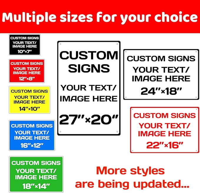 custom parking sign,Aluminum Weatherproof Metal Sign Multiple Sizes Custom Personalized Text And picture Here,hazard sign,garden sign,custom door sign,Customised business signs