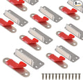 Mousike Double Magnetic Door Catch，60lb Stainless Steel Cabinet Door Magnets with Strong Magnetic for Kitchen Cupboard Wardrobe Closet Cabinet Door Drawer Latch (8Pack)