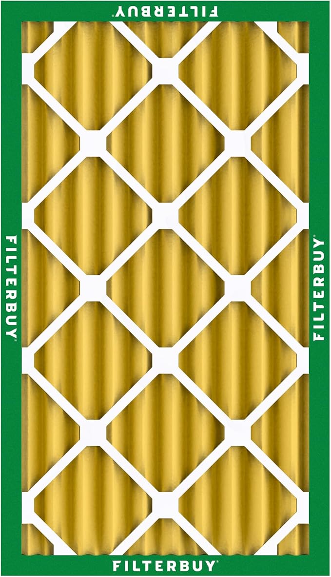 Filterbuy 16x24x4 Air Filter MERV 11 (MPR 1200) Allergen Defense Replacement (4-Pack), Electrostatic Pleated HVAC AC Furnace Filters, Made in USA (Actual Size: 15.38 x 23.38 x 3.63)