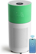 CleanForce Rainbow H13 True HEPA Air Purifier for Home Large Room, Bedroom, up to 2550sqft, Smart App-Control air Quality Monitor, Filters dust Pollen Smoke Odor VOCs