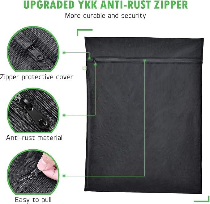 2 Pack Mesh Laundry Bags 24 x 32 inch Laundry Garment Bag Mesh Large Lingerie Wash Bags Zippered Garment Washing Net for Underwear Hosiery Blouse Sweater Dress