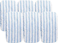 Matthew Microfiber Mop Refills Compatible with Hardwood Floor 'N More, Mop Head Replacement Reusable for Large Surface Compatible with ShMop and All 15 * 8” Flat Mops – 6Pcs Microfiber Mop Pads