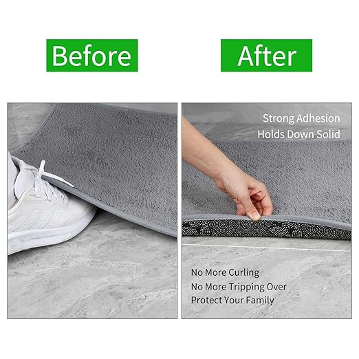 Double-Sided Tape Strong and Tough, 1in x 66FT(20m), Durable Duct Cloth Carpet Rugs Fiberglass Mesh Tape, High Stickiness 2 Sided, Multipurpose Removable Residue-Free, Easy Tear