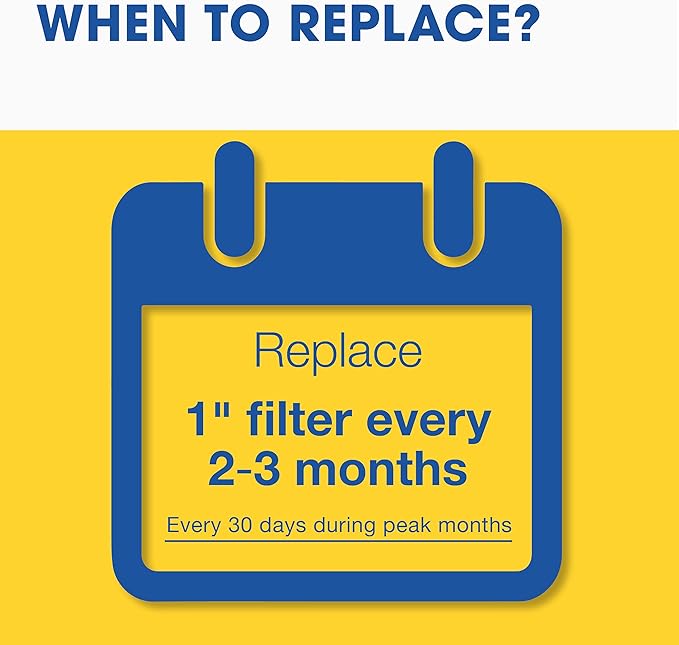 Aerostar 12x20x1 MERV 11-6 Count - Pleated Furnace & Air Conditioner Filters - Removes Dust, Cold & Flu Germs, Lint, Mold, Pet Dander, Allergy-Causing Pollen, Smog & Smoke