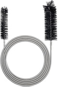 Drain Brush Pipe Cleaning Brush Slim Drain Hole Cleaning Tool Hose Flexible Feeding Tube Cleaning Brush Black Color