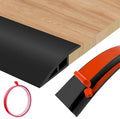 Floor Transition Strip Door Threshold 39" Floor Transition Reducer Trim on The Edges Threshold Strip Self Adhesive Suitable for Doorways, Tiles, Carpet