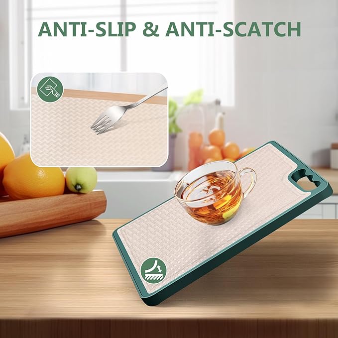 Shelf Liners, Non-Adhesive Drawer Liner, Waterproof & Oil-Proof Kitchen Cabinet Cupboard Liner Plastic EVA Material BPA Free Fridge Liner Mats Paper Protector for Shelves (Clear/16in x 240in)
