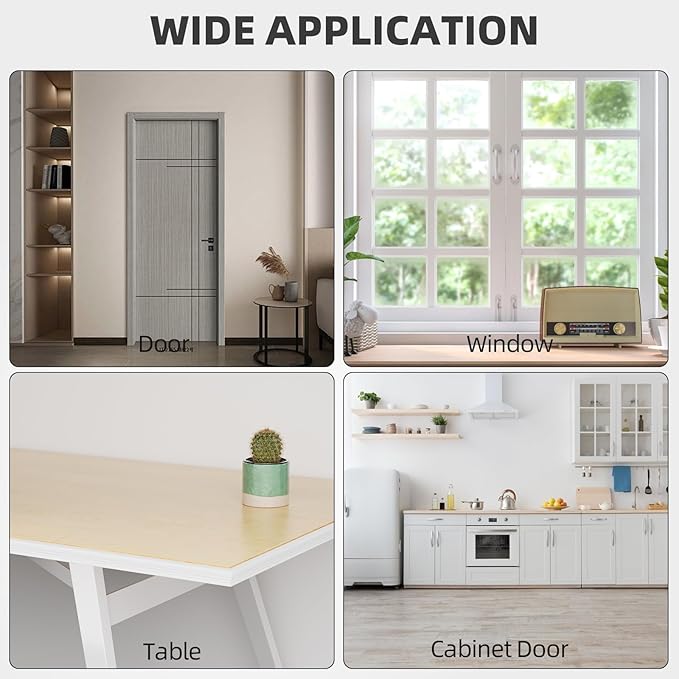 3Pcs×196" Wedge Weather Stripping Door Seal Strip for Door Frame & Window,Self Adhesive Window Insulation Draft Stopper Seal for Winter,Gray Foam Door Gap Filler for Soundproofing Light Blocker,White