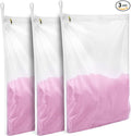 GOGOODA Delicates Laundry Bags, Fine Mesh Wash Bag for Lingerie, Underwear, Bra, Silk, Socks with Hanging Loop